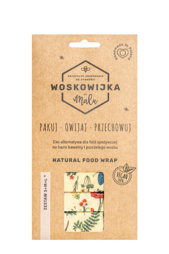 Woskowijki zestaw S+M+L - VEGAN
